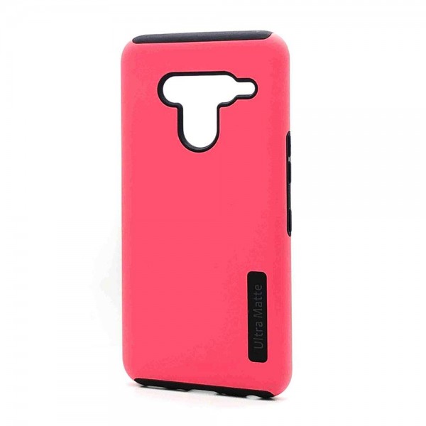 LG V50 ThinQ Ultra Matte Armor Hybrid Case (Hot Pink)